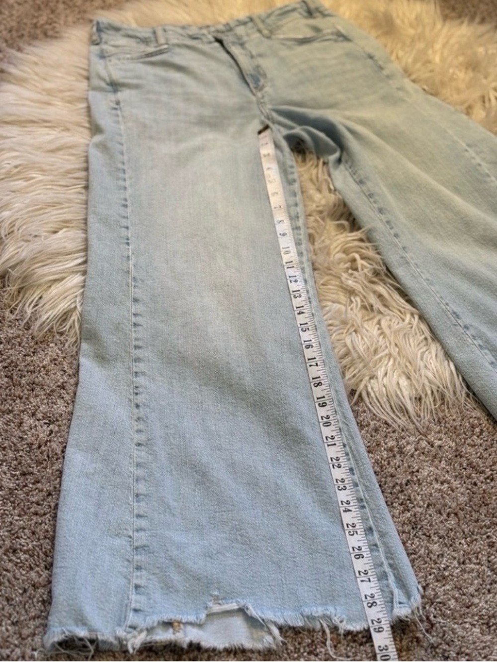 Anthropologie Pilcro The Adi Frayed Hem Jeans In Safie Size 28 - Picture 11 of 11